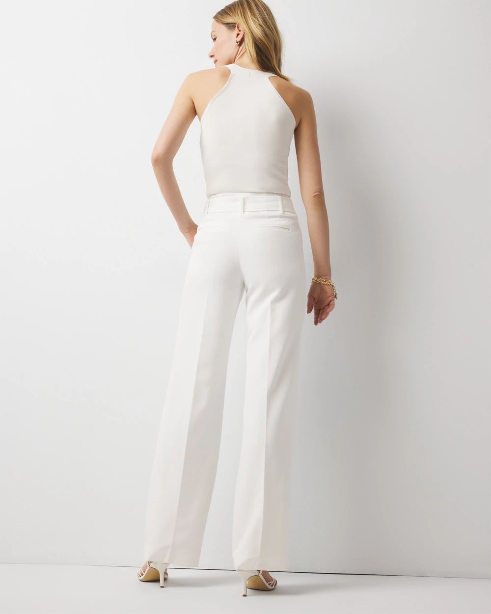 UNUSED レディース　BELTED WIDE PANTS Belted Ankle Wide Pants | UNIQLO US